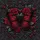 Deep Red Butterfly Roses Hearts - Home Decor Gift for Butterfly Lover Spare Tire Cover - 6