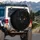 Majestic Black Cat Face with Piercing Luminous Golden Eyes - Wildlife Lover Car Decor Gift Spare Tire Cover - 3