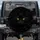 Majestic Black Cat Face with Piercing Luminous Golden Eyes - Wildlife Lover Car Decor Gift Spare Tire Cover - 1