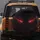 Menacing Crimson Glowing Eyes - Dark Fantasy Decor For Horror Fans Spare Tire Cover - 5