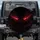 Menacing Crimson Glowing Eyes - Dark Fantasy Decor For Horror Fans Spare Tire Cover - 1