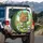 Panda Bears Treehouse Bamboo Wildflowers - Nature Lover Gift Spare Tire Cover - 3