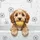 Light Brown Cream Puppy Bathtub Sponge Dandelion Tiles - Home Decor Gift for Pet Lover Spare Tire Cover - 6