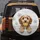 Light Brown Cream Puppy Bathtub Sponge Dandelion Tiles - Home Decor Gift for Pet Lover Spare Tire Cover - 5