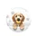 Light Brown Cream Puppy Bathtub Sponge Dandelion Tiles - Home Decor Gift for Pet Lover Spare Tire Cover - 4