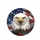 Bald Eagle American Flag - Independence Day Gift for Veterans Spare Tire Cover - 4