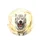 White Tiger Roaring Golden Glow Luxurious - Wildlife Lover Gift Spare Tire Cover - 4