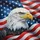 Bald Eagle American Flag - Independence Day Gift for Veterans Spare Tire Cover - 6