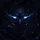 Intensely Glowing Blue Eyes Shadow Mask Dark Energy Aura - Dramatic Home Decor Gift Spare Tire Cover - 6