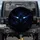 Intensely Glowing Blue Eyes Shadow Mask Dark Energy Aura - Dramatic Home Decor Gift Spare Tire Cover - 1