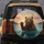 Grizzly Bear Waving Ocean Water Sunrise - Wildlife Lover Gift Spare Tire Cover - 5