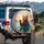 Grizzly Bear Waving Ocean Water Sunrise - Wildlife Lover Gift Spare Tire Cover - 3