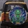 Green Alien Spacecraft - Cosmic Galaxy Sci-Fi Fan Gift Spare Tire Cover - 5