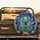 Green Alien Spacecraft - Cosmic Galaxy Sci-Fi Fan Gift Spare Tire Cover - 2
