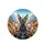 Five Realistic Sphynx Cats Mountain Peaks Autumn Forest - Outdoor Adventure Gift Spare Tire Cover - 4