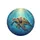 Sea Turtle Mosaic Underwater Ocean Light Rays - Ocean Lover Gift Spare Tire Cover - 4