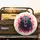 Powerful Black Bear Roaring Sharp Fangs Electric Blue Eyes - Wildlife Lover Adventure Gift Spare Tire Cover - 2