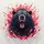 Powerful Black Bear Roaring Sharp Fangs Electric Blue Eyes - Wildlife Lover Adventure Gift Spare Tire Cover - 6