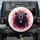 Powerful Black Bear Roaring Sharp Fangs Electric Blue Eyes - Wildlife Lover Adventure Gift Spare Tire Cover - 1