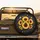 Dark Background Yellow Sunflowers Deep Navy Golden Foliage - Garden Lover Gift Spare Tire Cover - 2