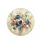 Blue White Peach Orange Floral Bouquet Swirling Brushstrokes - Home Decor Gift for Flower Lover Spare Tire Cover - 4