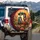 Dia de los Muertos Skeleton Couple Marigold Gravestones - Day of the Dead Decor Spare Tire Cover - 3