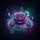 Luminous Ethereal Roses Glowing Butterfly Cosmos Bubbles - Home Decoration Gift Spare Tire Cover - 6
