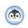 Cartoon Penguin Face Ice Crystals Snowflakes - Winter Lifestyle Penguin Lover Gift Spare Tire Cover - 4