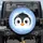 Cartoon Penguin Face Ice Crystals Snowflakes - Winter Lifestyle Penguin Lover Gift Spare Tire Cover - 1