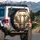 Giraffes with Specs Bow Tie - Wildlife Lover Outdoor Decor Gift for Animal Lovers Spare Tire Cover - 3