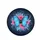 Iridescent Morpho Butterfly Pink Tropical Flowers Scrollwork - Wildlife Lover Gift Spare Tire Cover - 4