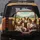 Four Papillon Dogs Car Interior Landscape - Road Trip Adventure Gift for Dog Lovers Spare Tire Cover - 5