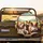 Four Papillon Dogs Car Interior Landscape - Road Trip Adventure Gift for Dog Lovers Spare Tire Cover - 2