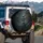 Realistic Human Skeleton Ominous Dark Mist - Gothic Home Decor Gift for Goth Fans Spare Tire Cover - 3
