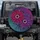 Gerbera Daisies Purple Teal Magenta Stems - Outdoor Decor Gift for Garden Lover Spare Tire Cover - 1