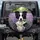 Black White Border Collie Dog Holding Lavender Flowers Field Trees - Dog Lover Gift Spare Tire Cover - 1