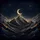 Luminous Golden Mountains Night Sky Moon - Adventure Lover Gift for Outdoors Enthusiast Spare Tire Cover - 6