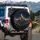 Luminous Golden Mountains Night Sky Moon - Adventure Lover Gift for Outdoors Enthusiast Spare Tire Cover - 3