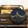 Luminous Golden Mountains Night Sky Moon - Adventure Lover Gift for Outdoors Enthusiast Spare Tire Cover - 2