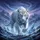 White Ice Crystal Tiger Alpine Peaks Vista - Wildlife Lover Gift Spare Tire Cover - 6