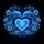 Dolphins Glowing Heart Blue Flowers - Aquatic Lover Lifestyle Gift Spare Tire Cover - 6