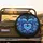 Dolphins Glowing Heart Blue Flowers - Aquatic Lover Lifestyle Gift Spare Tire Cover - 2