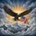 Bald Eagle American Flag Mountains - Independence Day Gift for Veterans Spare Tire Cover - 6
