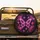 Fuchsia Butterfly Rose Peony Flowers Home Decor Gift for Butterfly Lovers Spare Tire Cover - 2
