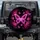 Fuchsia Butterfly Rose Peony Flowers Home Decor Gift for Butterfly Lovers Spare Tire Cover - 1