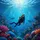 Scuba Diver Coral Reef Fish - Ocean Explorer Travel Gift Spare Tire Cover - 6