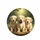 Fluffy Laughing Golden Retriever Puppies Green Forest - Dog Lover Gift Spare Tire Cover - 4
