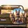 Joyful German Shepherds Driving Desert Highway Adventure - Dog Lover Outdoor Travel Gift Spare Tire Cover - 2