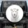 Majestic White Lion Flowing Mane Luminous Fur Ice Blue Eyes - Wildlife Lover Gift Spare Tire Cover - 1