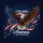 Bald Eagle American Flag Banner - America 250th Anniversary - for Veterans Spare Tire Cover - 6